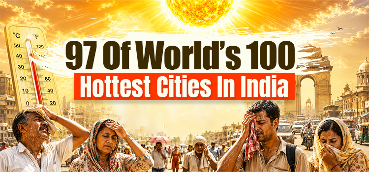 India Records 97 of World’s 100 Hottest Cities | What Caused This Extreme Heatwave? 